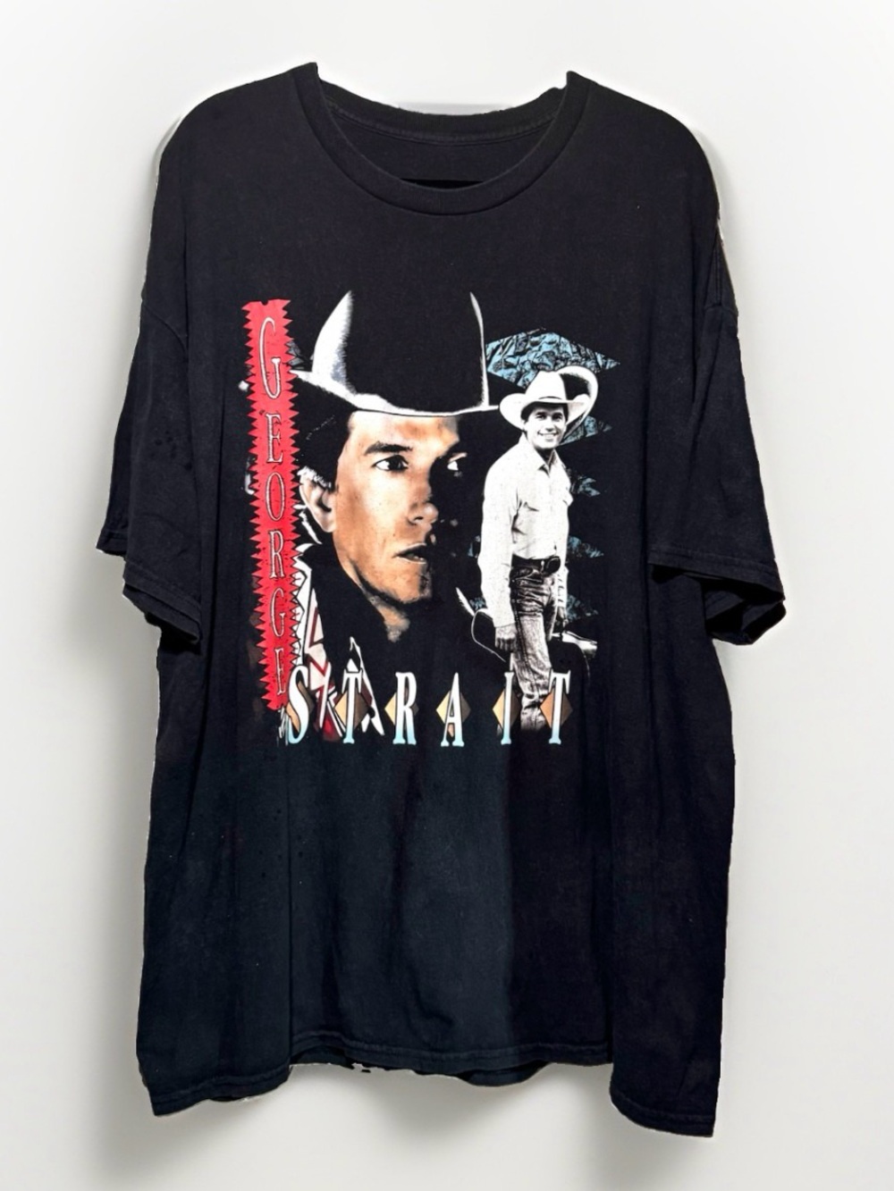 Vtg George Strait Shirt XXL 1993 Easy Come/Go Tour Single Stitched Double Sided